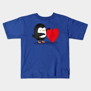 Penguin in Love 4 Kids T-Shirt